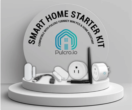 All of the plugs and adapters included in the kit.